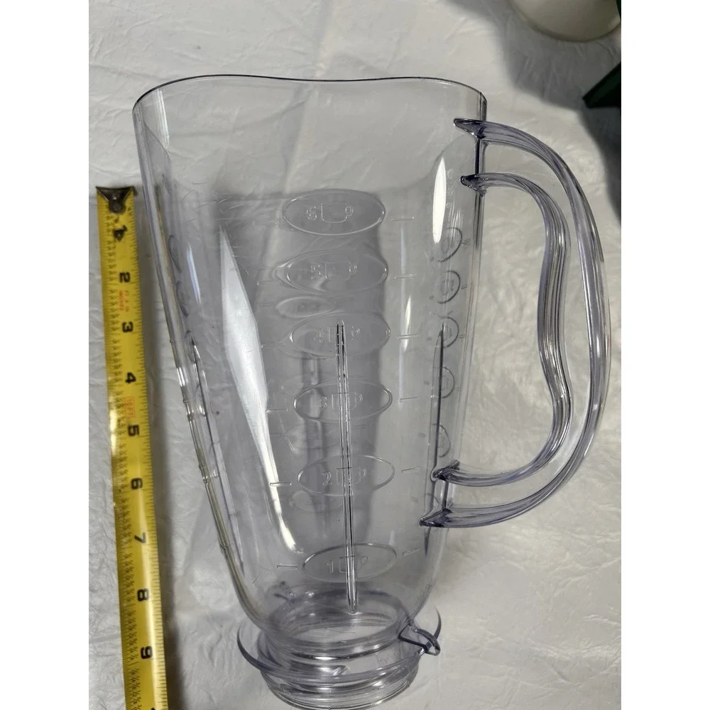 Oster Plastic‎ Blender Jar Carafe Square Clover 6 Cup 1.5L Replacement Pitcher